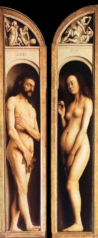 Jan Van Eyck Adam and Eva Norge oil painting art